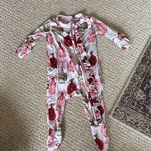 Cozy Holiday Kids Pajamas with Red and Green Accents